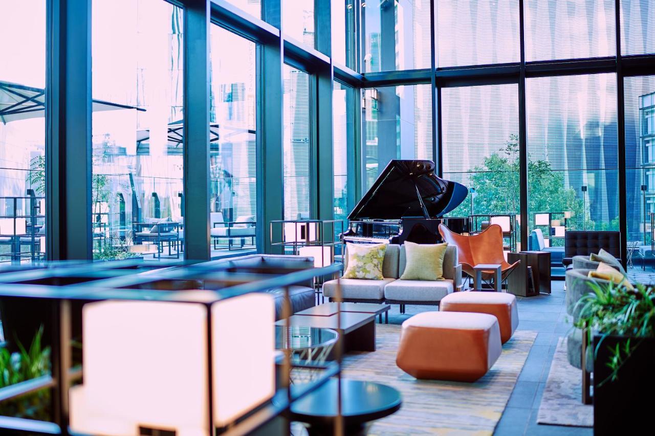 The Gate Hotel Tokyo By Hulic Exteriör bild The lounge at the top of the hotel
